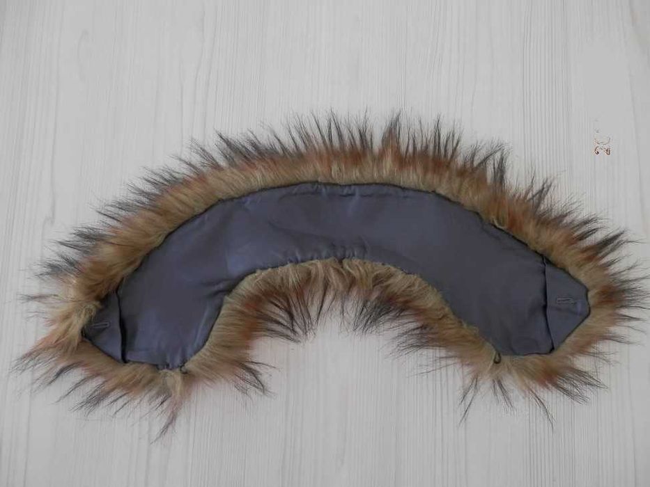 Kołnierz Futrzany Jenot Bardzo Puszysty z Połyskiem Etola Futerko