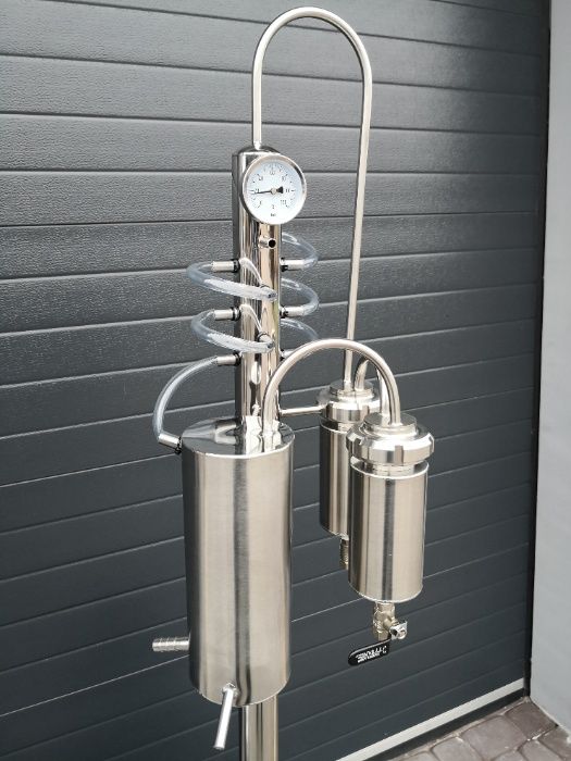Destylator z płaszczem olejowym 100l lub 50l, na gaz