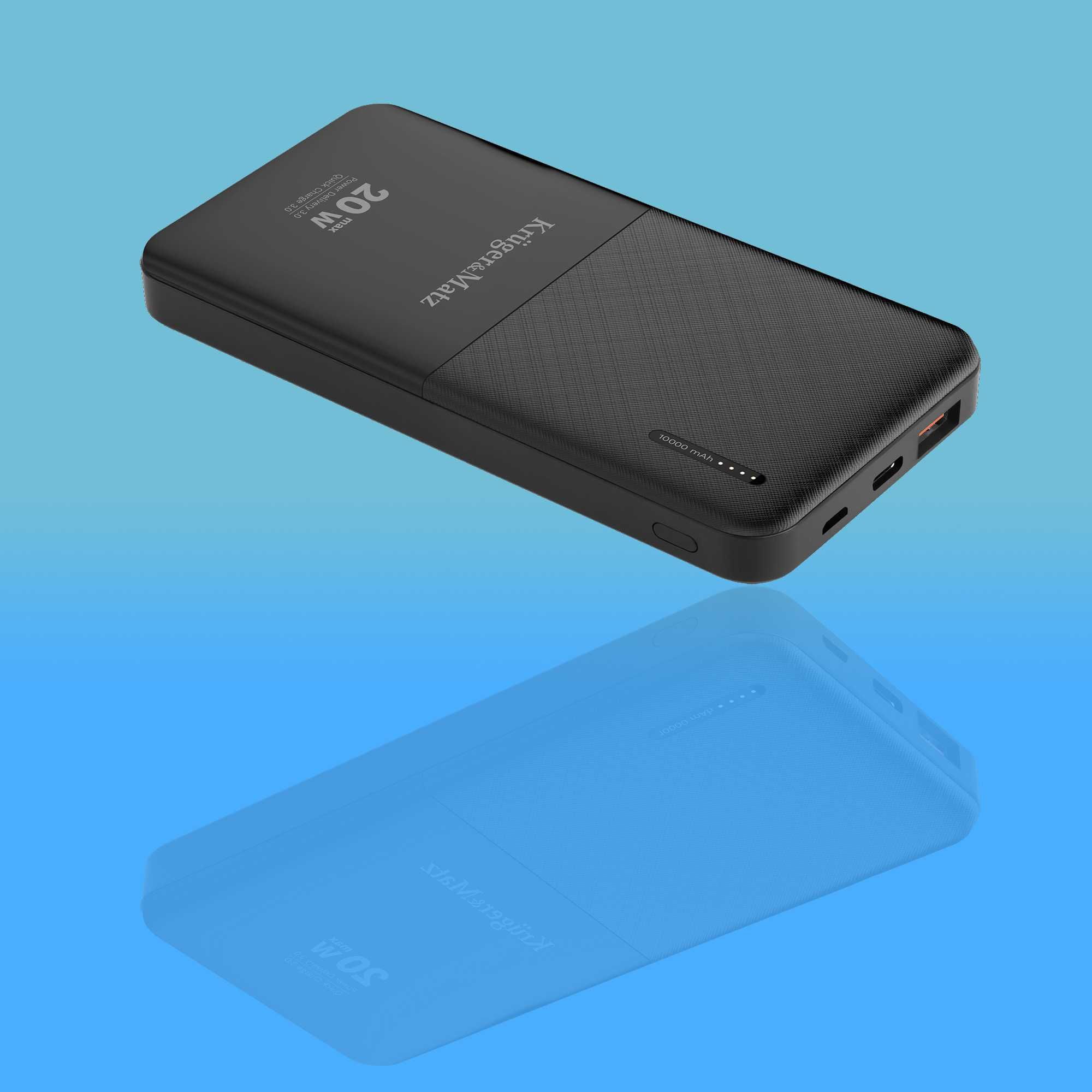 POWER BANK Kruger&Matz 10000 mAh Li-pol z funkcją QC oraz PD