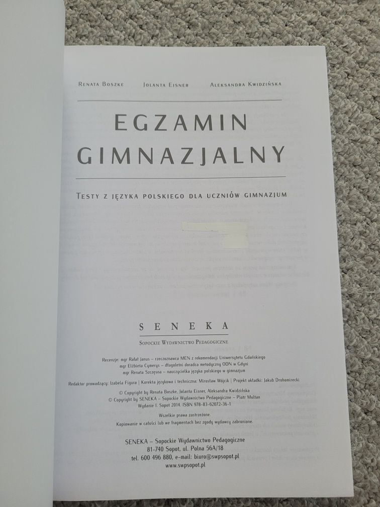 Egzamin gimnazjalny