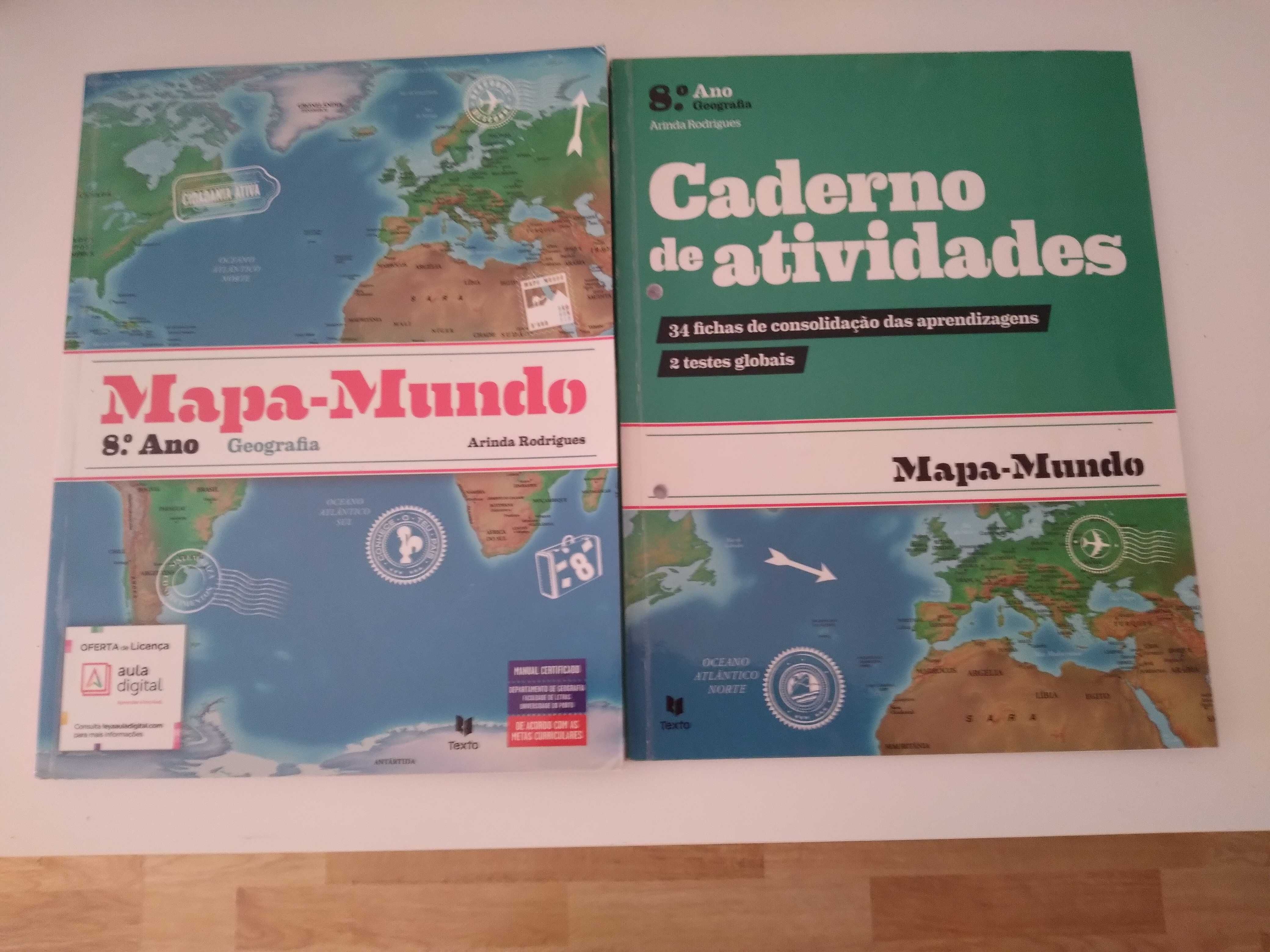 Mapa Mundo - 8° ANO ( Manual+Cad.Atividades)
