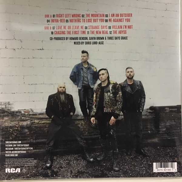 THREE DAYS GRACE - OUTSIDER -LP-płyta nowa , zafoliowana