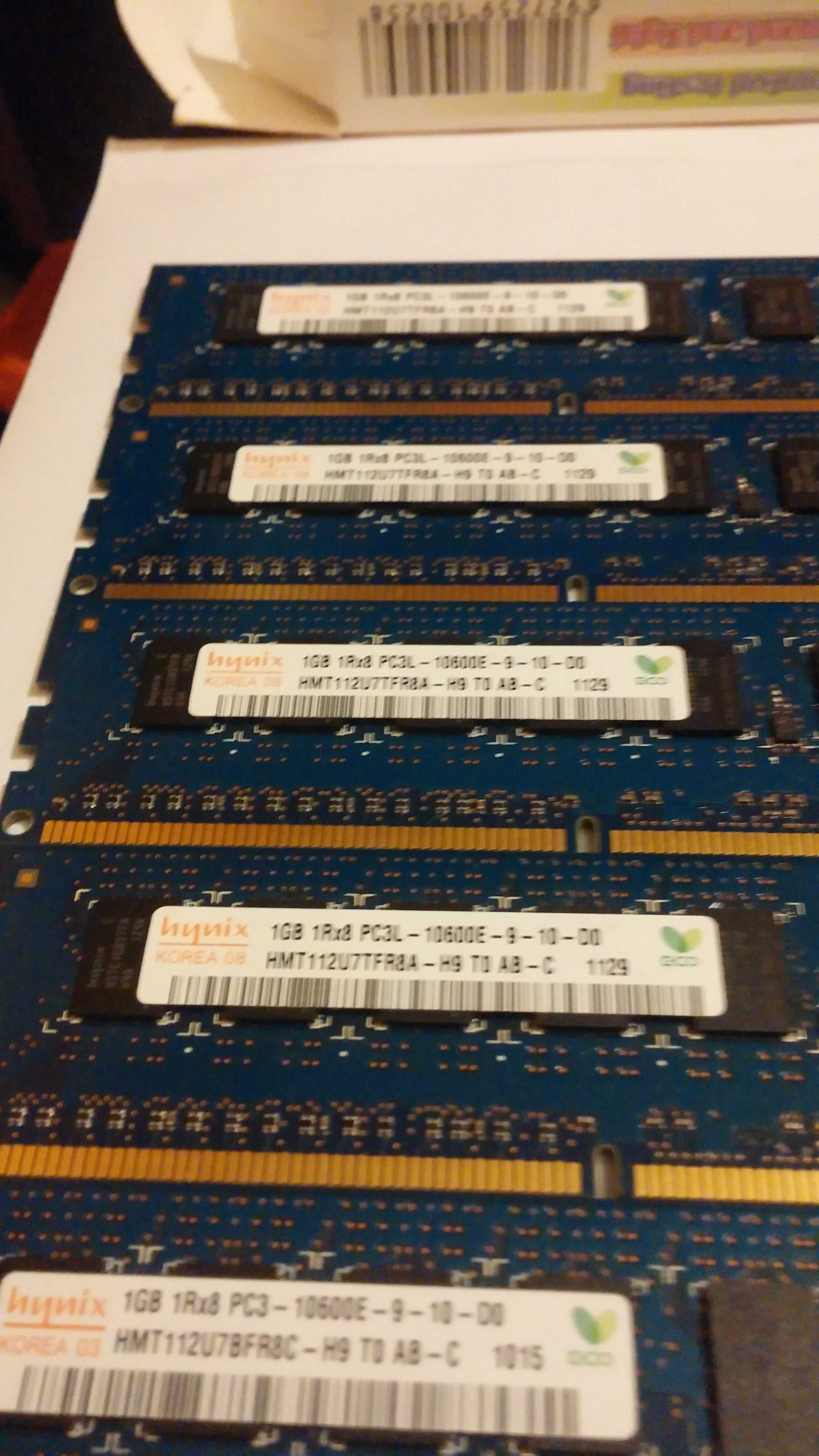 Pamięć ram 5GB DDR3 (5x1GB) HYNIX KOREA  Możliwa wysyłka