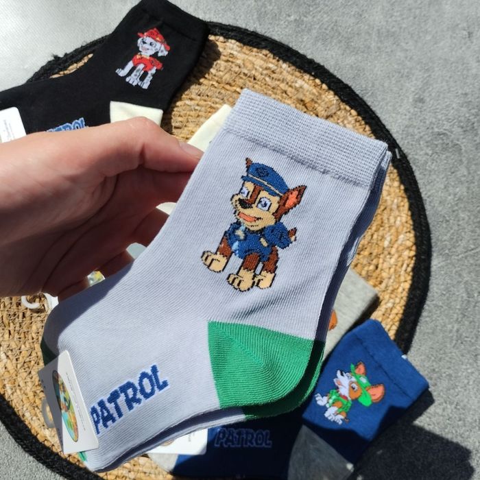 Ніжні тонкі дитячі шкарпетки зі щенячим патрулем, оплата як зручно