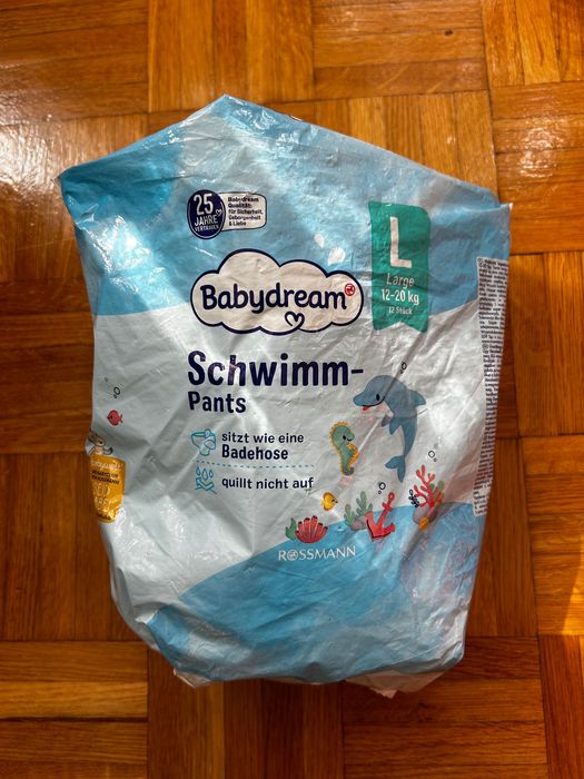Pieluszki do wody L Rossmann 9sztuk