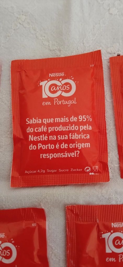 Pacotes de açúcar, Nestlé 100 anos em Portugal