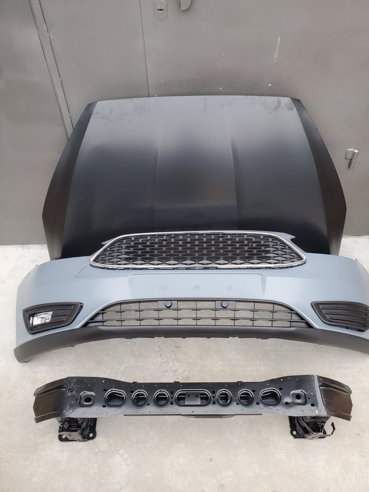 Низ переднего бампера focus mk3 решетка
