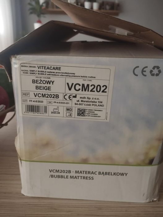 Materac przeciwodleżynowy