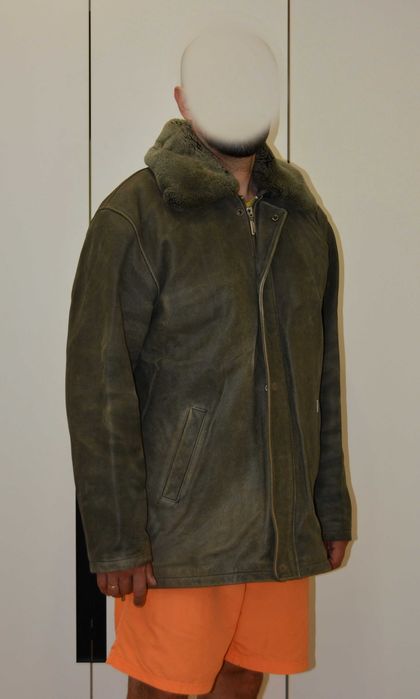 Куртка чоловіча шкіряна зимова / осіння розмір L