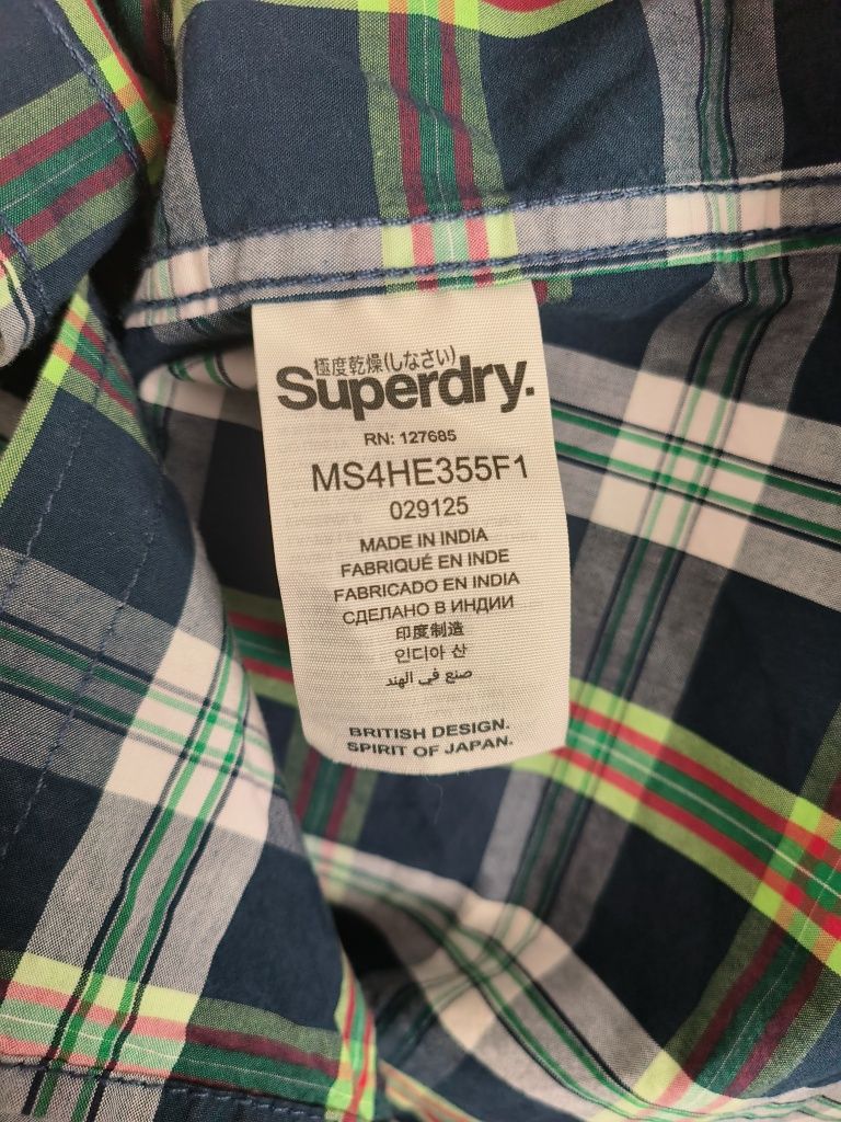Nowa męska koszula Superdry Regular Fit  M