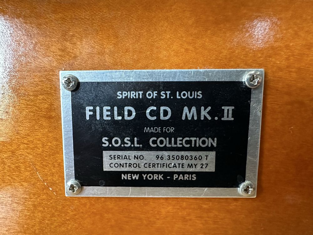 Radio Spirit of St. Louis Field CD MK II, lata 80.