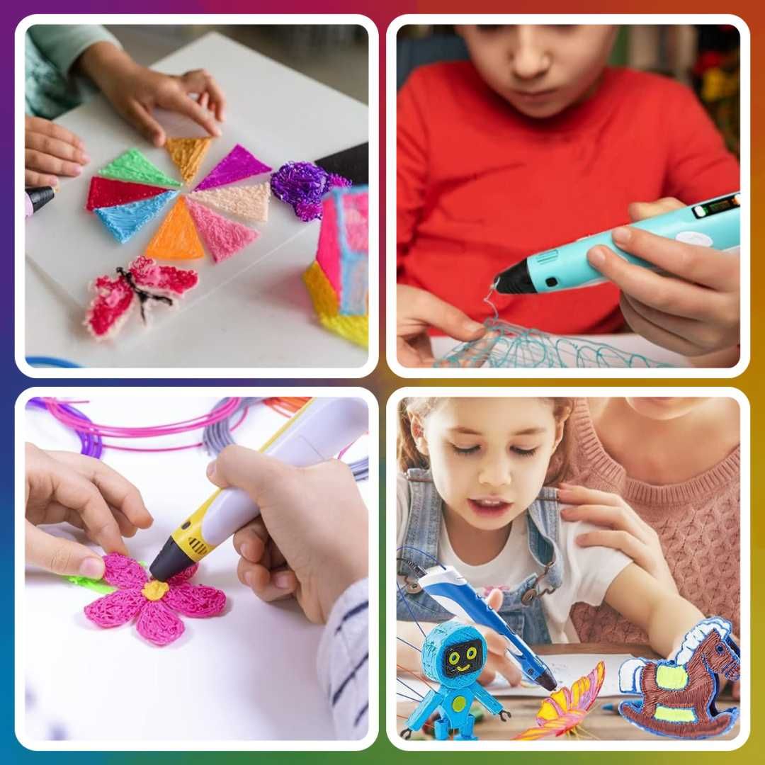 Wkłady Do Długopisu 3D Pla Filament 100 metrów 20 Kolorów