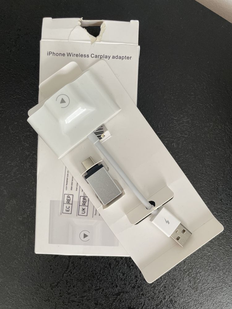 Samochodowy adapter przejściówka iPhone antena USB IOS 16