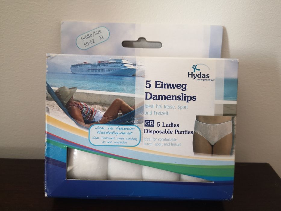 Cuecas descartáveis pós parto, tamanho XL