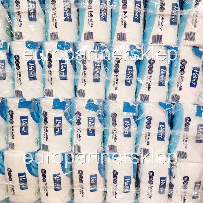Papier toaletowy Velvet Soft 120 opak (półpaleta) a'8 biały *11,90zł