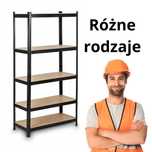 Różne regały metalowe garażowe regał do garażu piwnicy na wciski