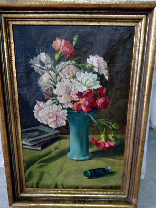 Pintura a óleo pelo artista belga Franz Geerts