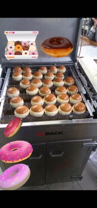 Фритюрница жаровня ESBACK для берлинеров пончиков  донутов с растойкой