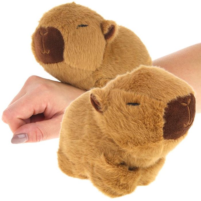 Kapibara Maskotka Pluszak dla Dzieci Opaska na Rękę Bransoletka Plusz