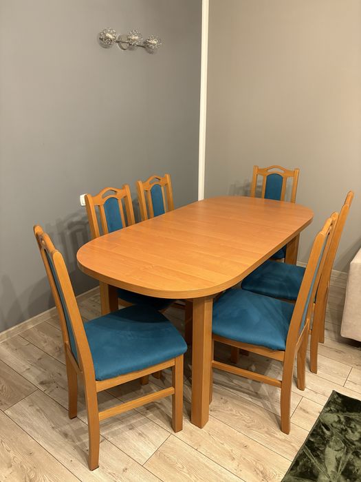 Stół + 6 krzeseł