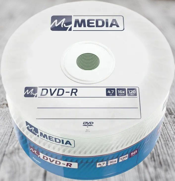 Диски Mymedia DVD-R чисті (болванки) ДВД 25 шт.