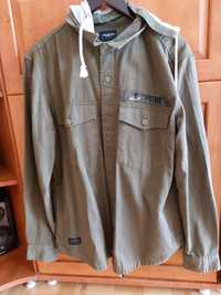 Lekka kurtka Pull & Bear, XL khaki