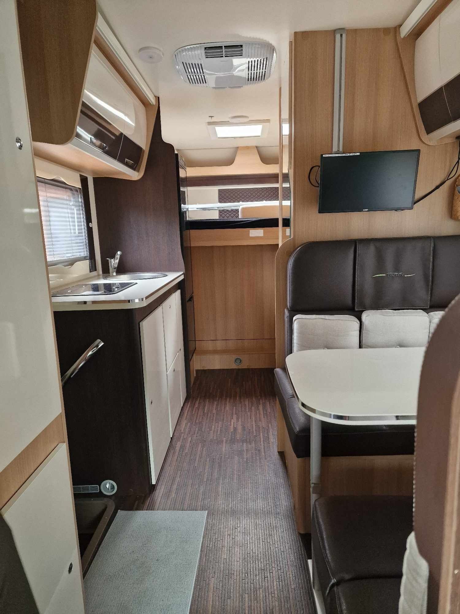 Camper Kamper Alkowa 6osob Fiat 2.3 180km fv vat