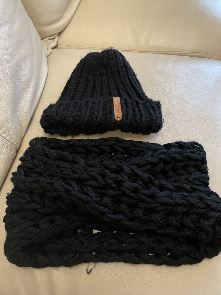 Сет шапка і баф/снуд knittogolic