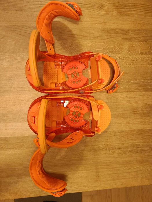 Wiązania snowboardowe Burton Freestyle MNS orange - stan bardzo dobry