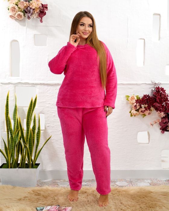 Жіночий домашній костюм піжама махра 48-50 52-54 56-58