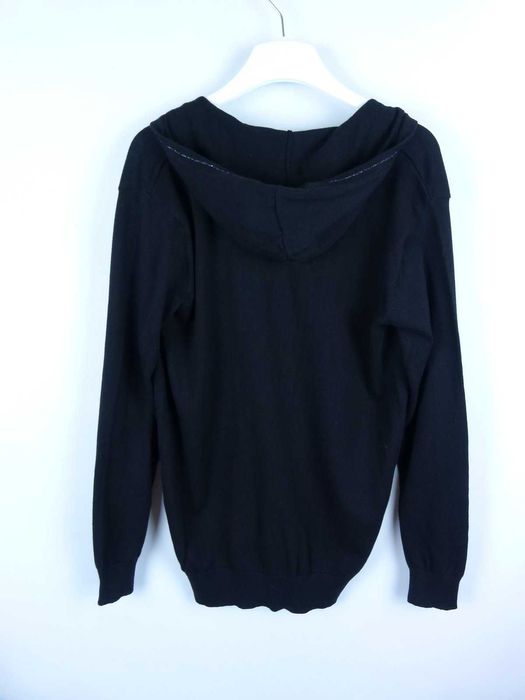 Denim 73 cienki sweter z kapturem bawełna / M