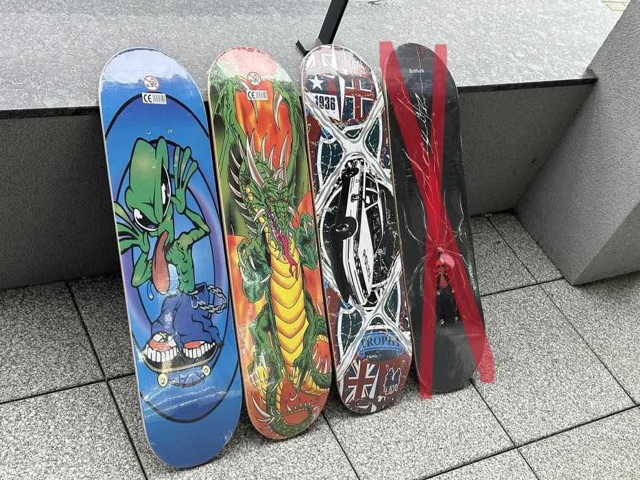 Deck deskorolka różne wzory  bez kółek