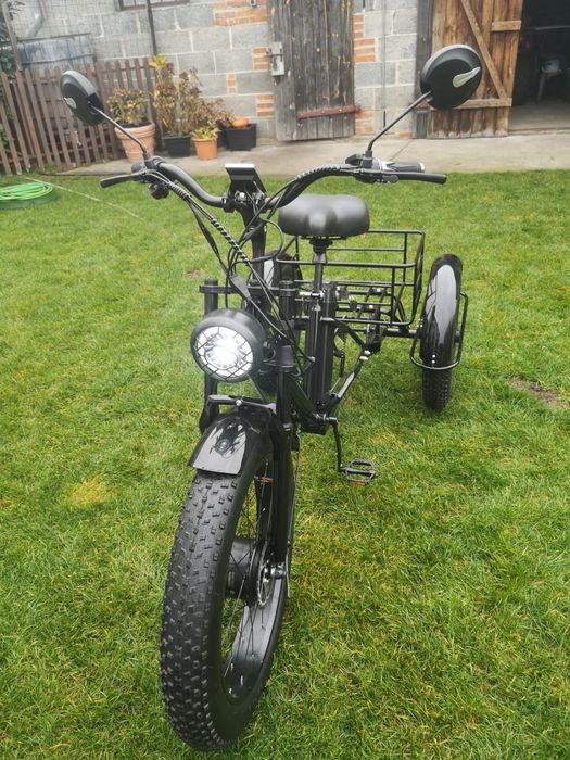 Rower elektryczny trójkołowy