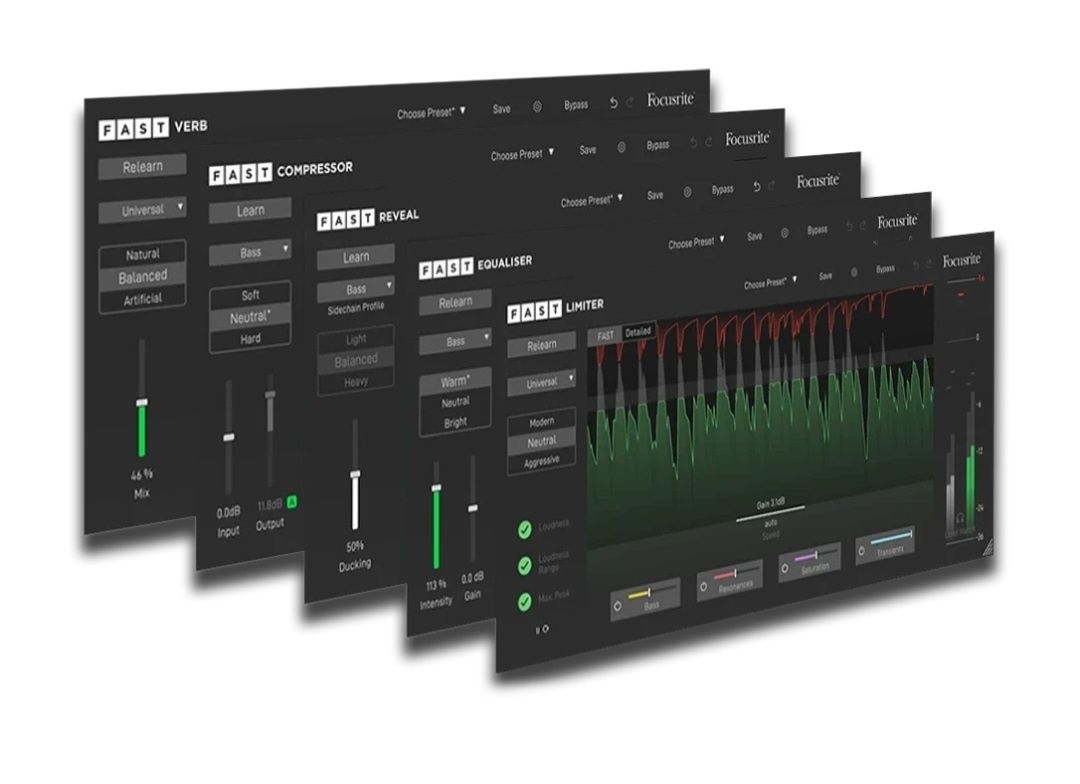 Focusrite Fast Bundle (AI music production tools)
