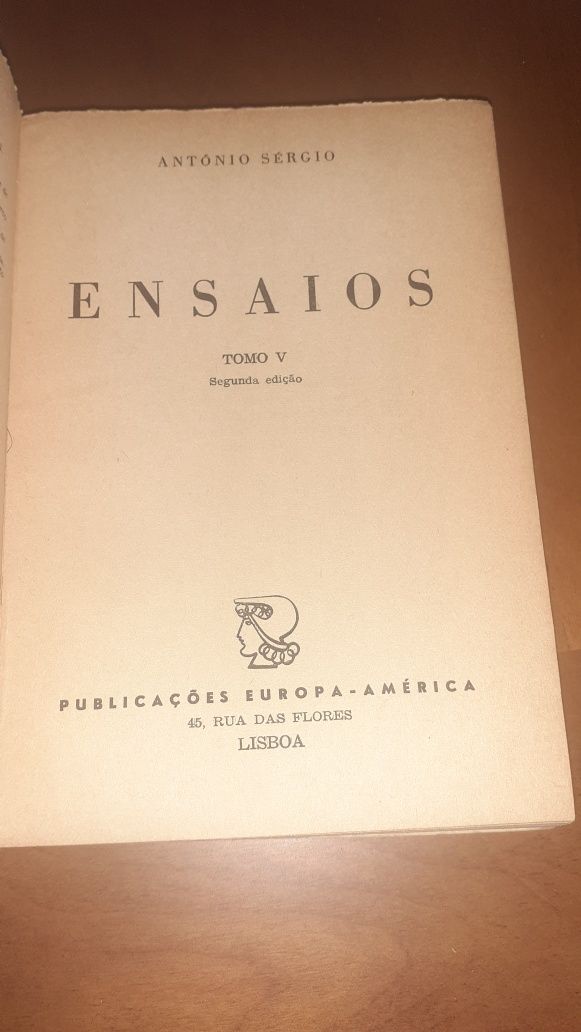 António Sérgio  Ensaios Tomo V 2 edição