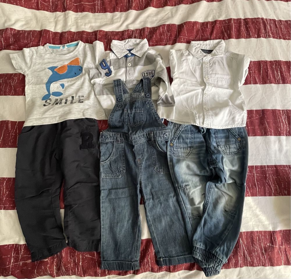 Paka ubrań 46 szt plus 3 czapki H&M, zara, reserved, george i inne