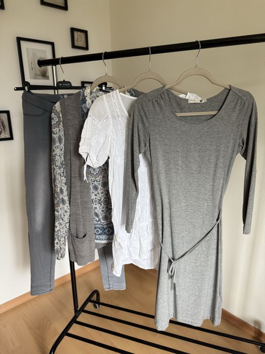 Zestaw ubran damskich h&m massimo dutti zara