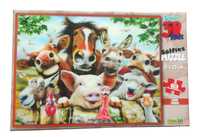 Puzzle 3D Selfies puzzle 63 elementy Farma 31 x 23 cm