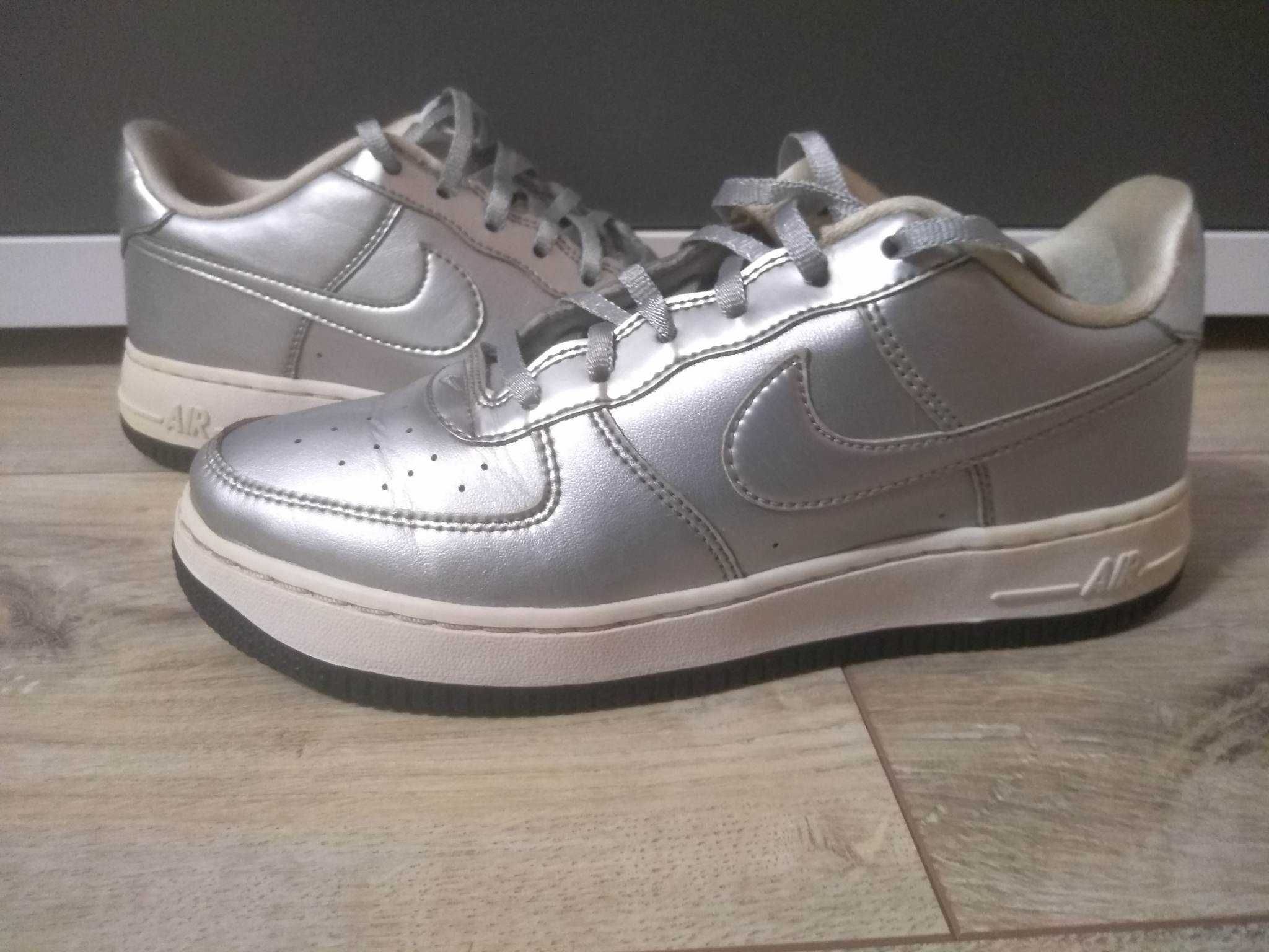 Nike Air Force 1 Low Metallic Silver size 38 unikat