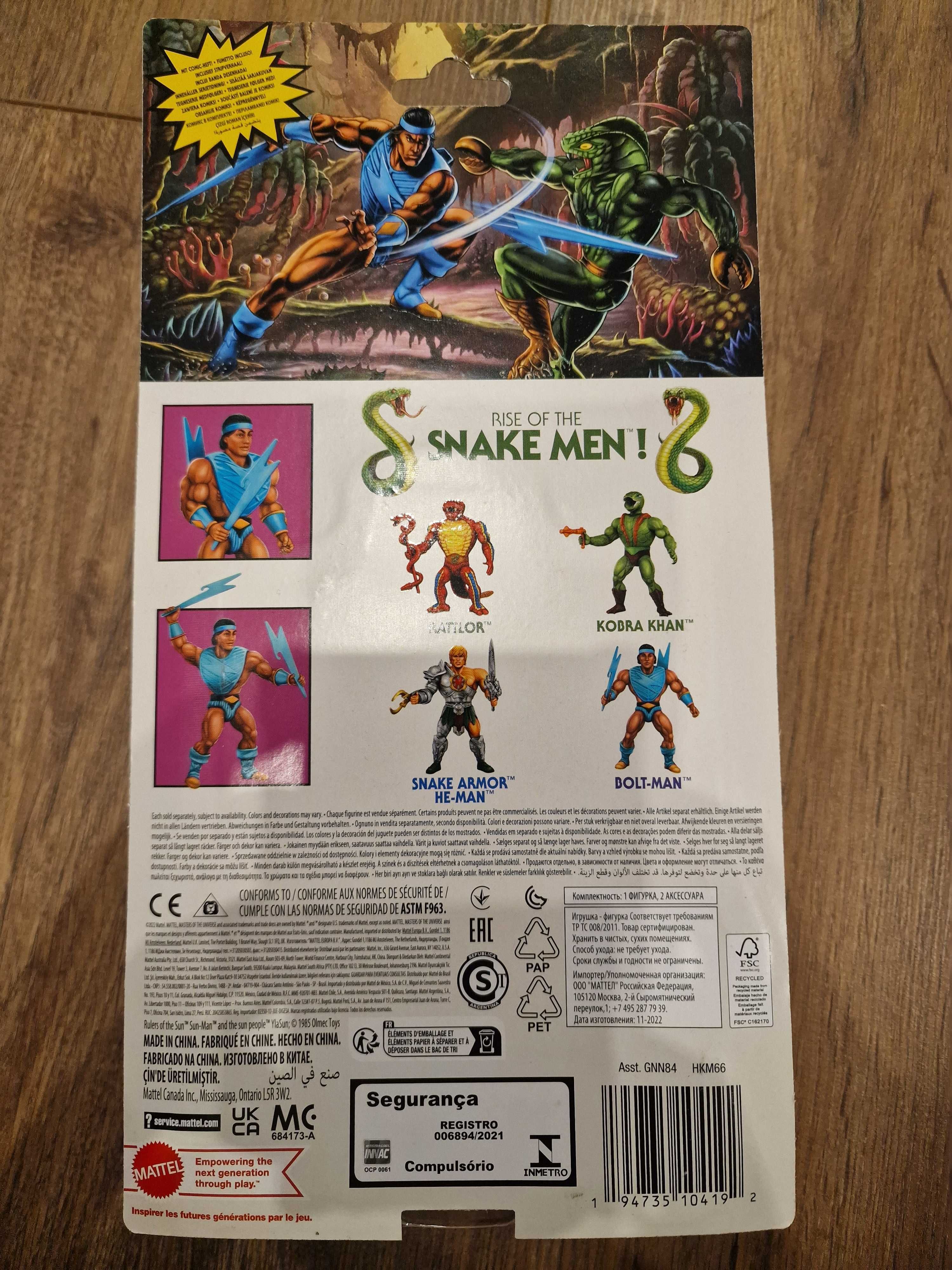 BOLT-MAN - HE-MAN - Masters of the Universe - nowa