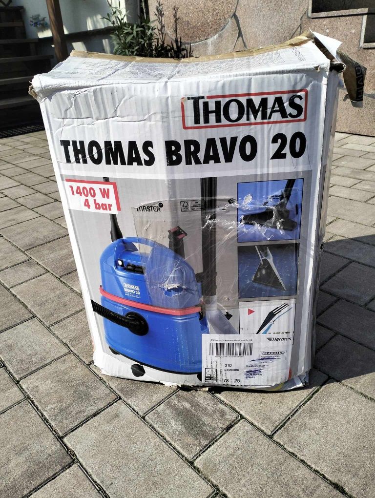 Odkurzacz piorący Thomas Bravo 20 1600w niebieski