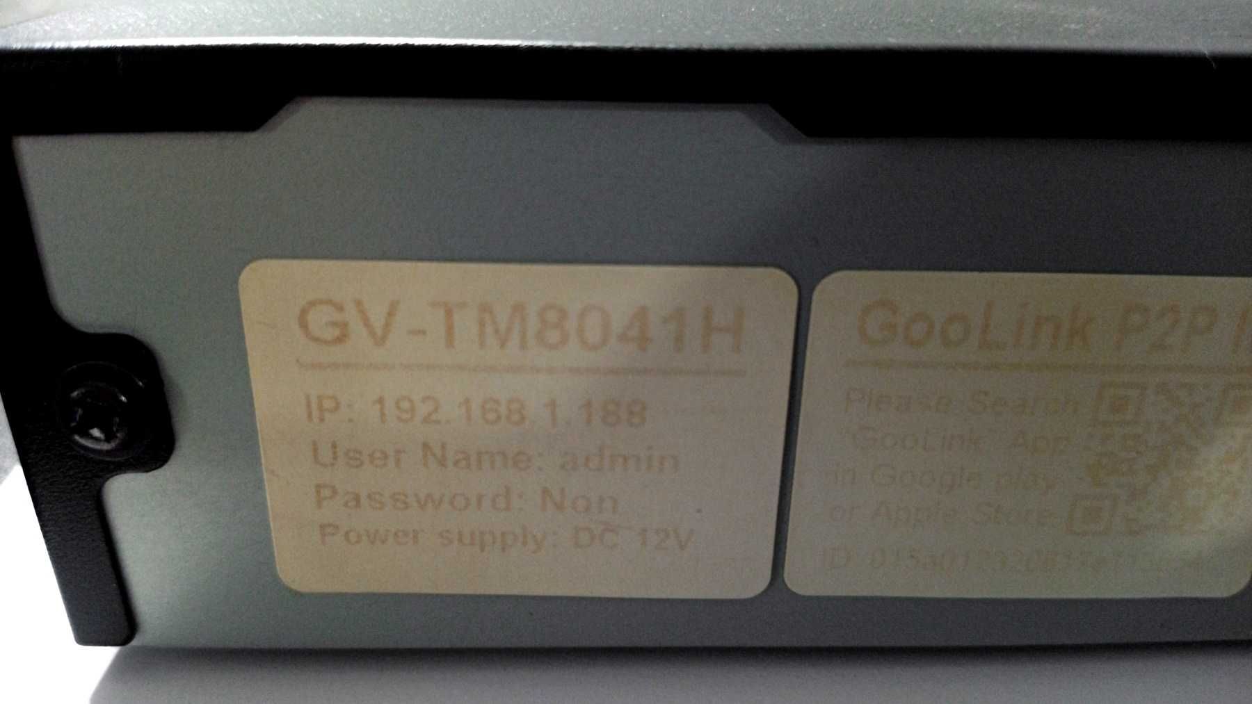 Відеореєстратор GANVIS GV-TM8041H для IP камер
