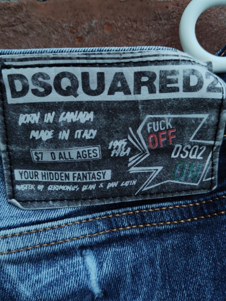 Męskie Spodnie Jeansowe Dsquared 2