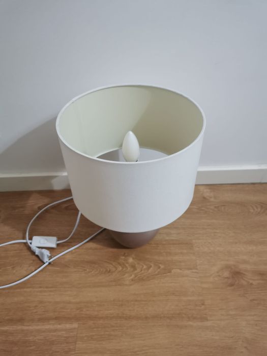 Candeeiro de Mesa Rosa