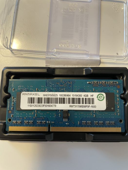 Pamięć RAM Ramaxel 4GB DDR3L SO-DIMM 1600 MHz do laptopa