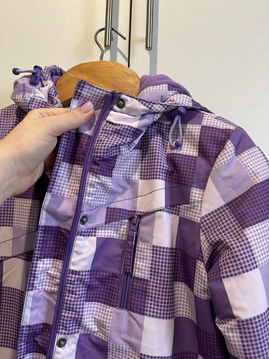 Куртка фіолетова зимова лижна жіноча