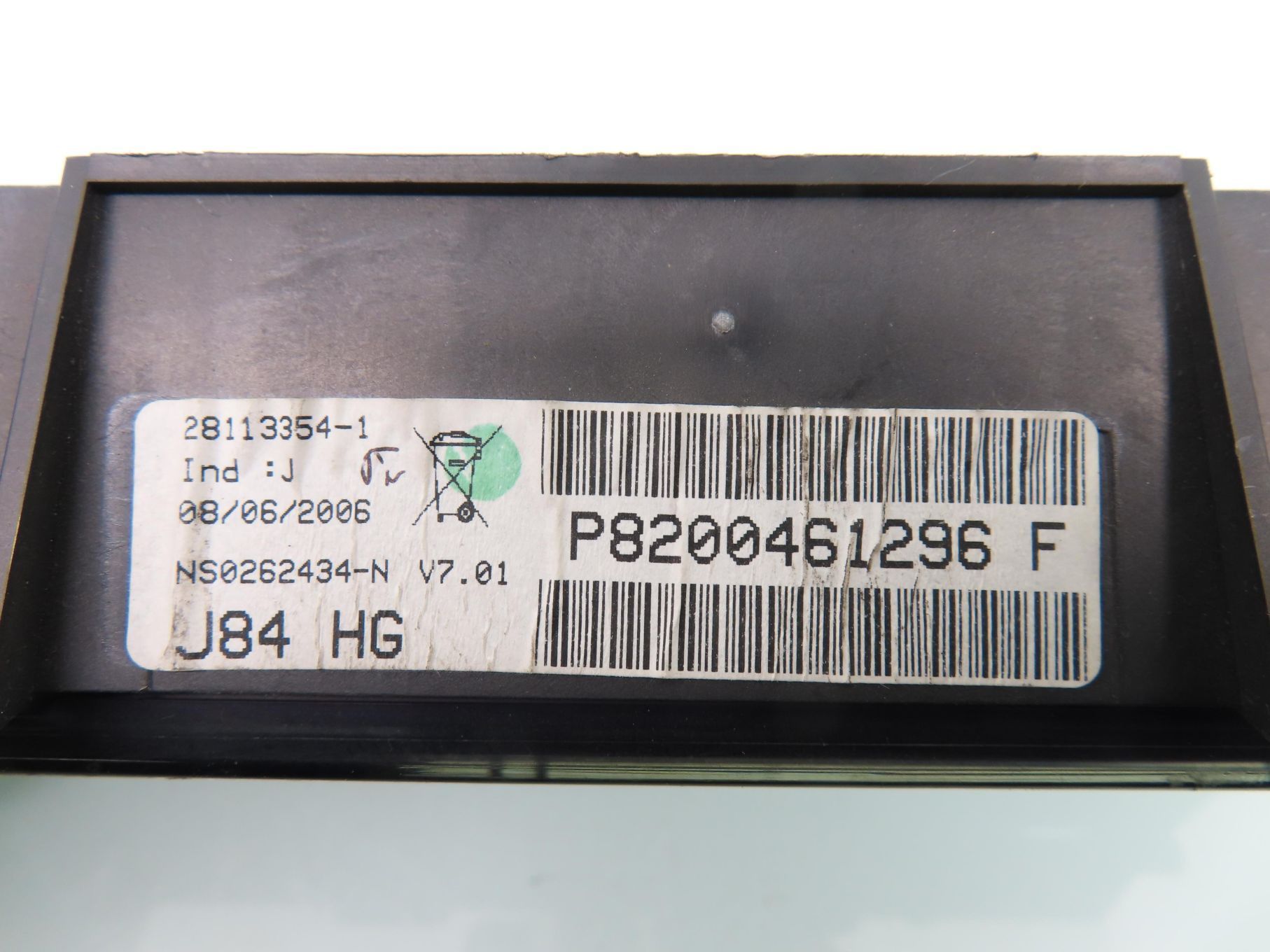 LICZNIK RENAULT SCENIC II 2.0 P8200461296F