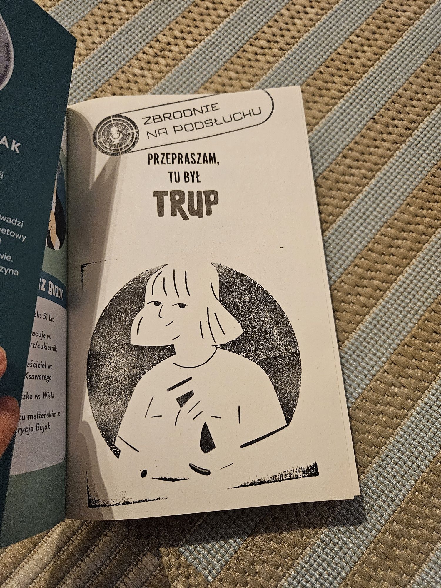 "Przepraszam, tu był trup" z autografem