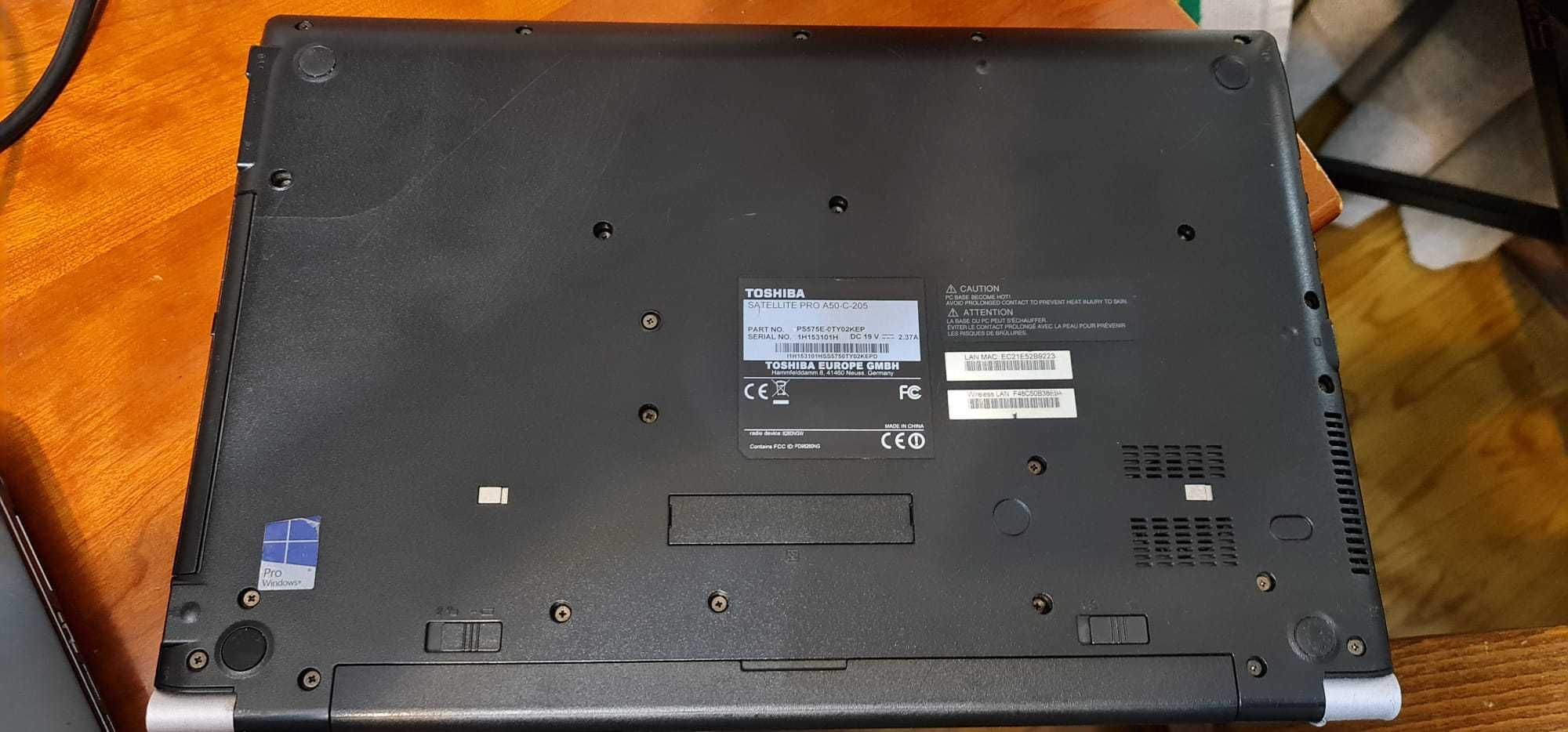 Portatil Toshiba Satellite PRO A50, 8GB RAM - 250ssd