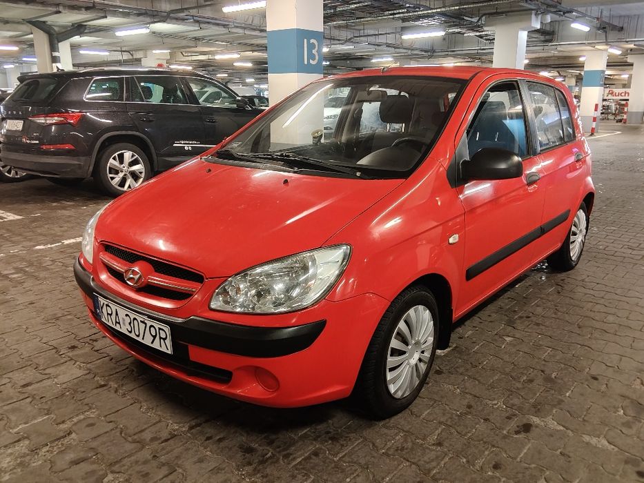 HYUNDAI GETZ Lift 1.1 benzyna+LPG Klima 5-drzwi Sprawny Ekonomiczny